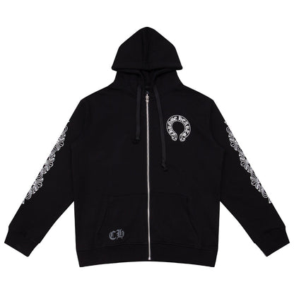 Sweat à capuche zippé Chrome Hearts K5001