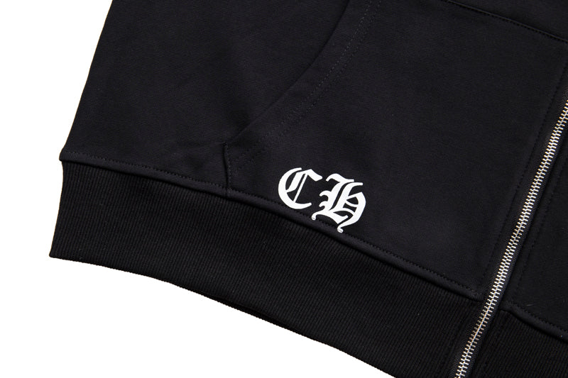 Chrome Hearts sweat à capuche zippé K5006