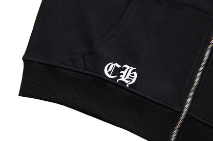 Chrome Hearts sweat à capuche zippé K5006