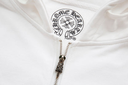 Chrome Hearts sweat à capuche zippé K5006