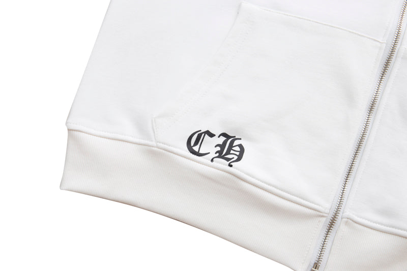 Chrome Hearts sweat à capuche zippé K5006