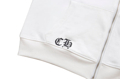 Chrome Hearts sweat à capuche zippé K5006