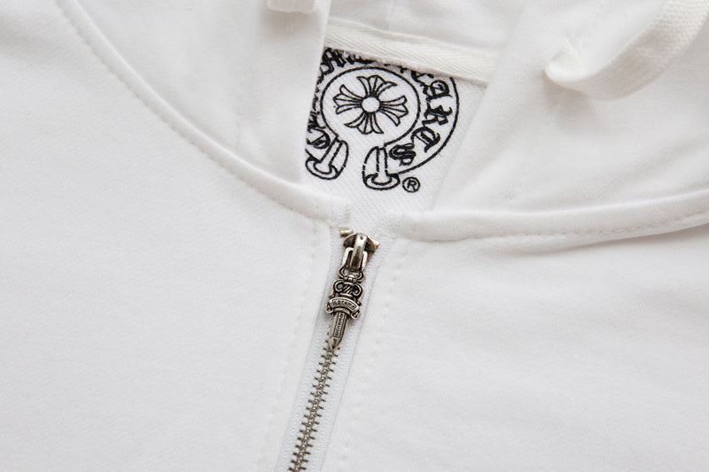 Sweat à capuche zippé Chrome Hearts K5001