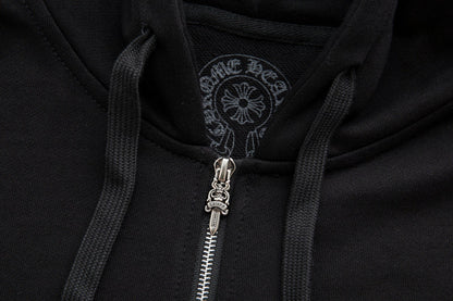 Sweat à capuche zippé Chrome Hearts K5001