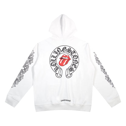 Sweat à capuche zippé Chrome Hearts K4