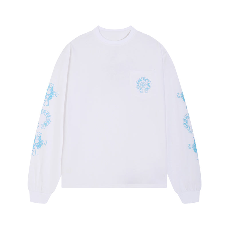 Chrome Hearts Herren Langarm-T-Shirt Sweatshirt K8018