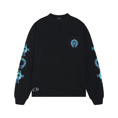 Chrome Hearts Herren Langarm-T-Shirt Sweatshirt K8018