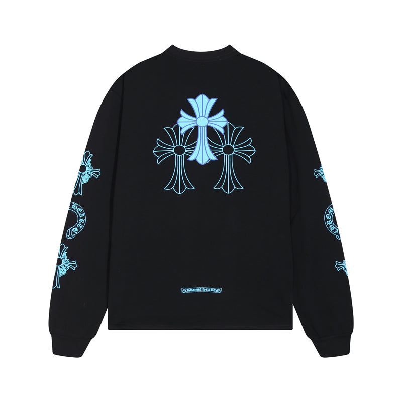 Chrome Hearts Herren Langarm-T-Shirt Sweatshirt K8018