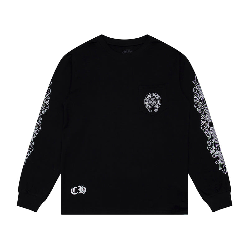 Chrome Hearts Homme T-shirt manches longues Sweatshirt K8008