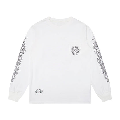 Chrome Hearts Homme T-shirt manches longues Sweatshirt K8008