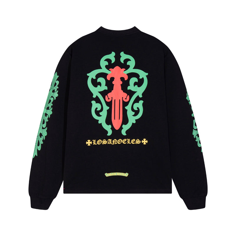 Sweat-shirt homme à manches longues Chrome Hearts K8016
