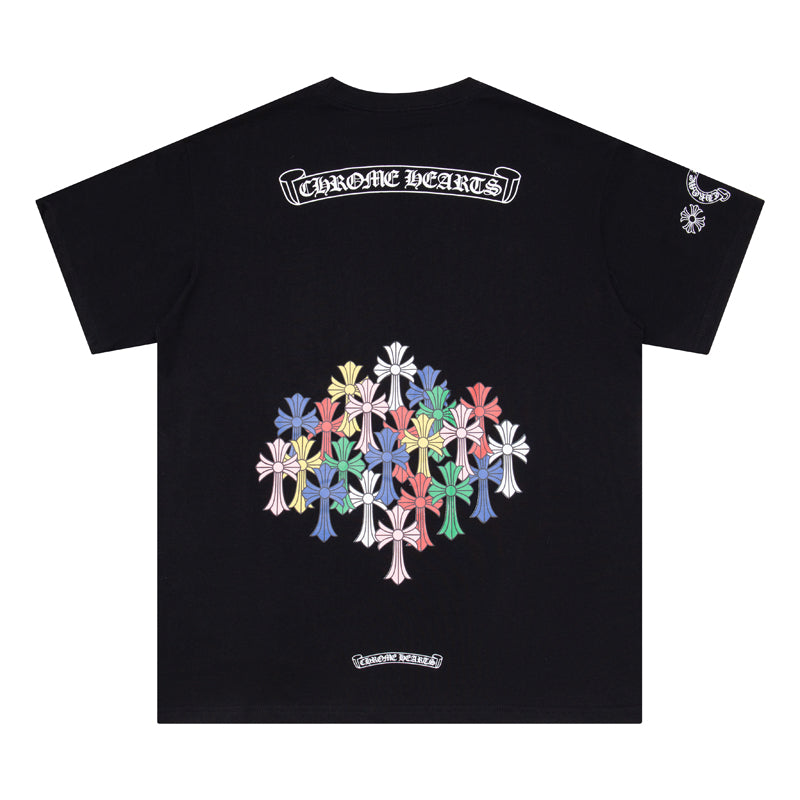 Chrome Hearts Multi Color Cross T-Shirt K6052