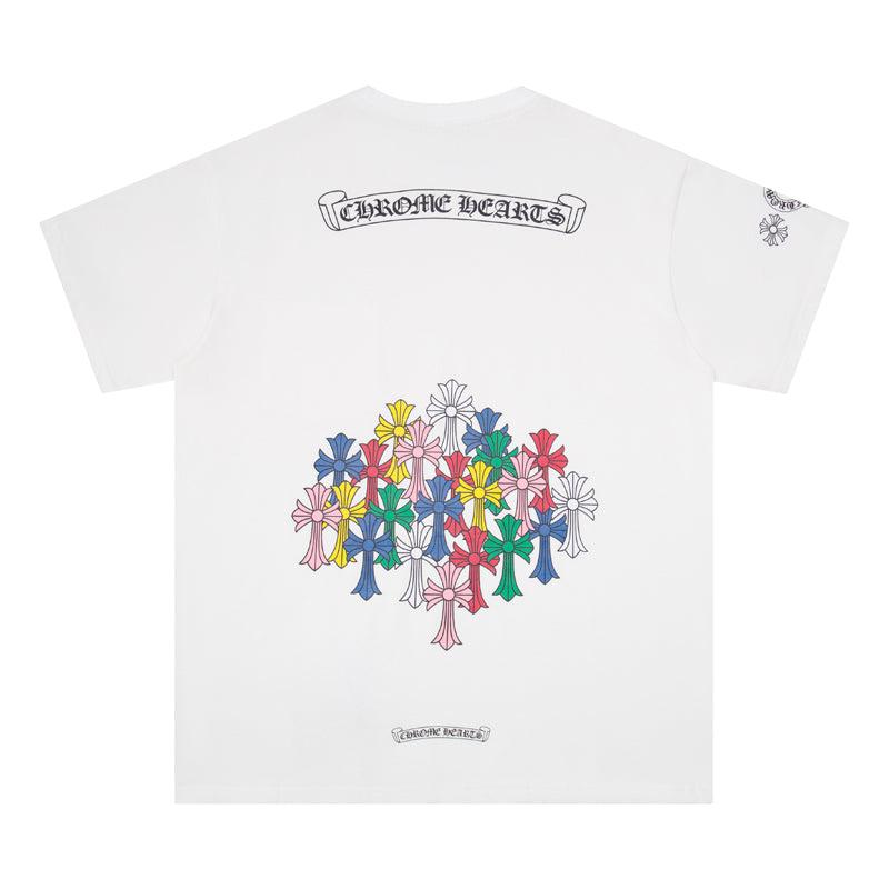 Chrome Hearts Multi Color Cross T-Shirt K6052