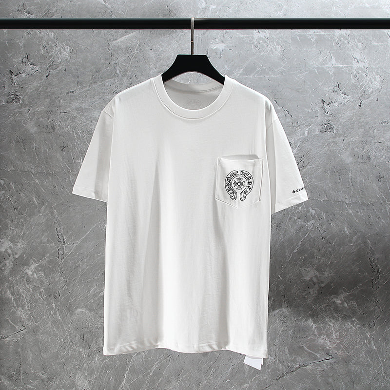 Chrome Hearts Horse Shoe Logo Pocket T-Shirt K6013 – crohype