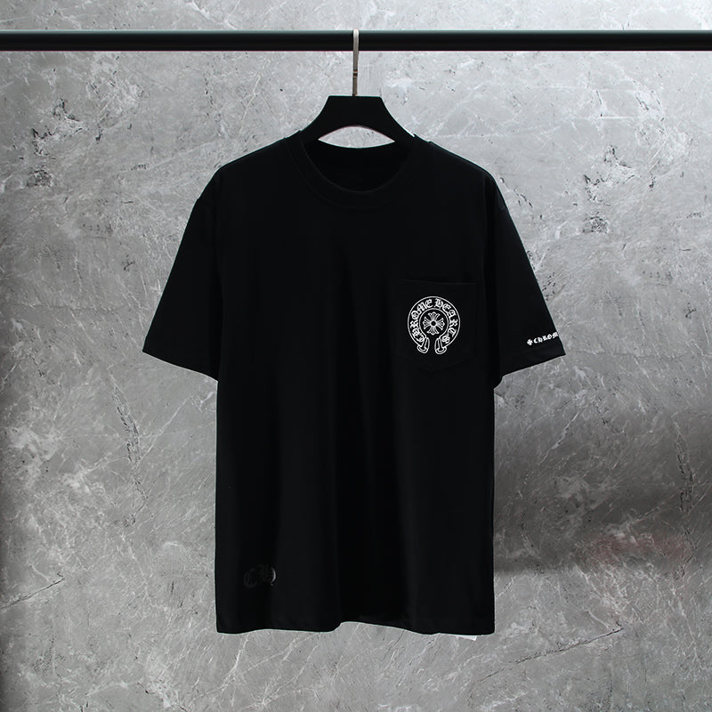 Chrome Hearts Horse Shoe Logo Pocket T-Shirt K6013 – crohype