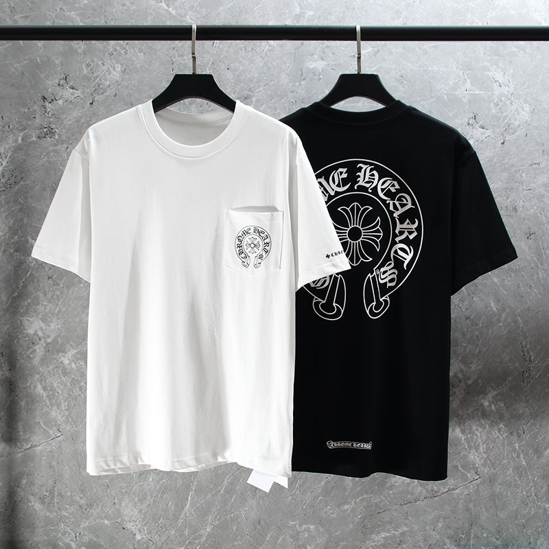 Chrome Hearts Horse Shoe Logo Pocket T-Shirt K6013 – crohype