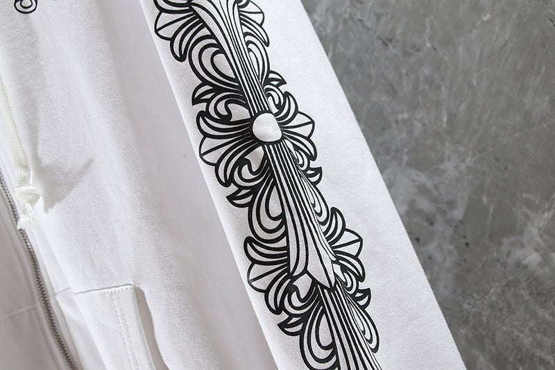 Sweat à capuche zippé Chrome Hearts K5001