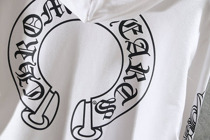 Sweat à capuche zippé Chrome Hearts K5001