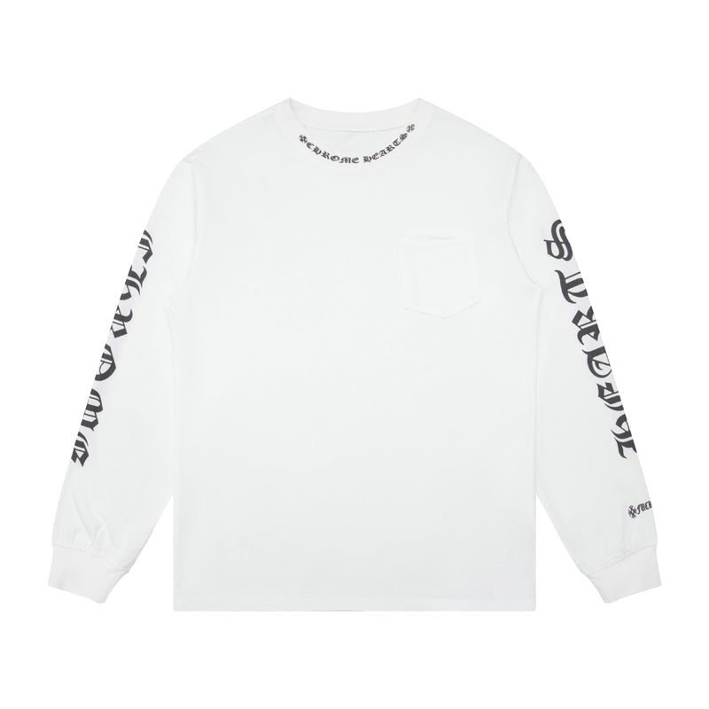 Sweat-shirt homme à manches longues Chrome Hearts K9011