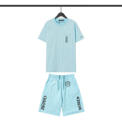Ensemble short et t-shirt Chrome Hearts