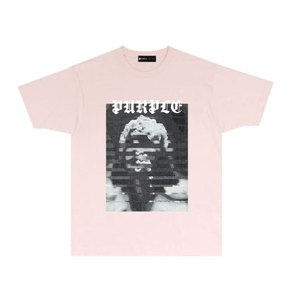 Lila neues T-Shirt PUR120#
