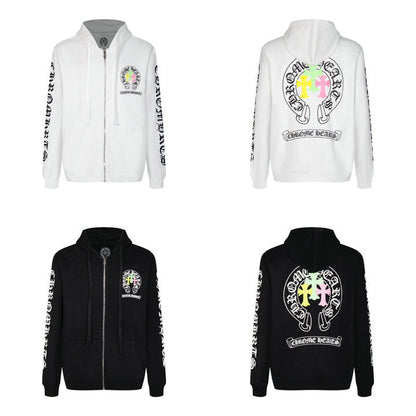 Chrome Hearts Kapuzenpullover mit Reißverschluss K5012