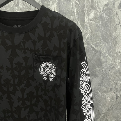 Chrome Hearts Herren Langarm T-Shirt Sweatshirt K9019