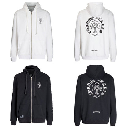Chrome Hearts Kapuzenpullover mit Reißverschluss K5007
