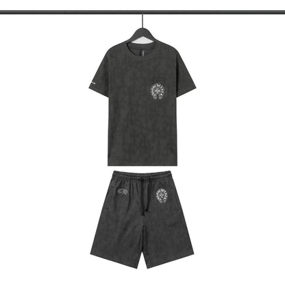Ensemble short et t-shirt Chrome Hearts