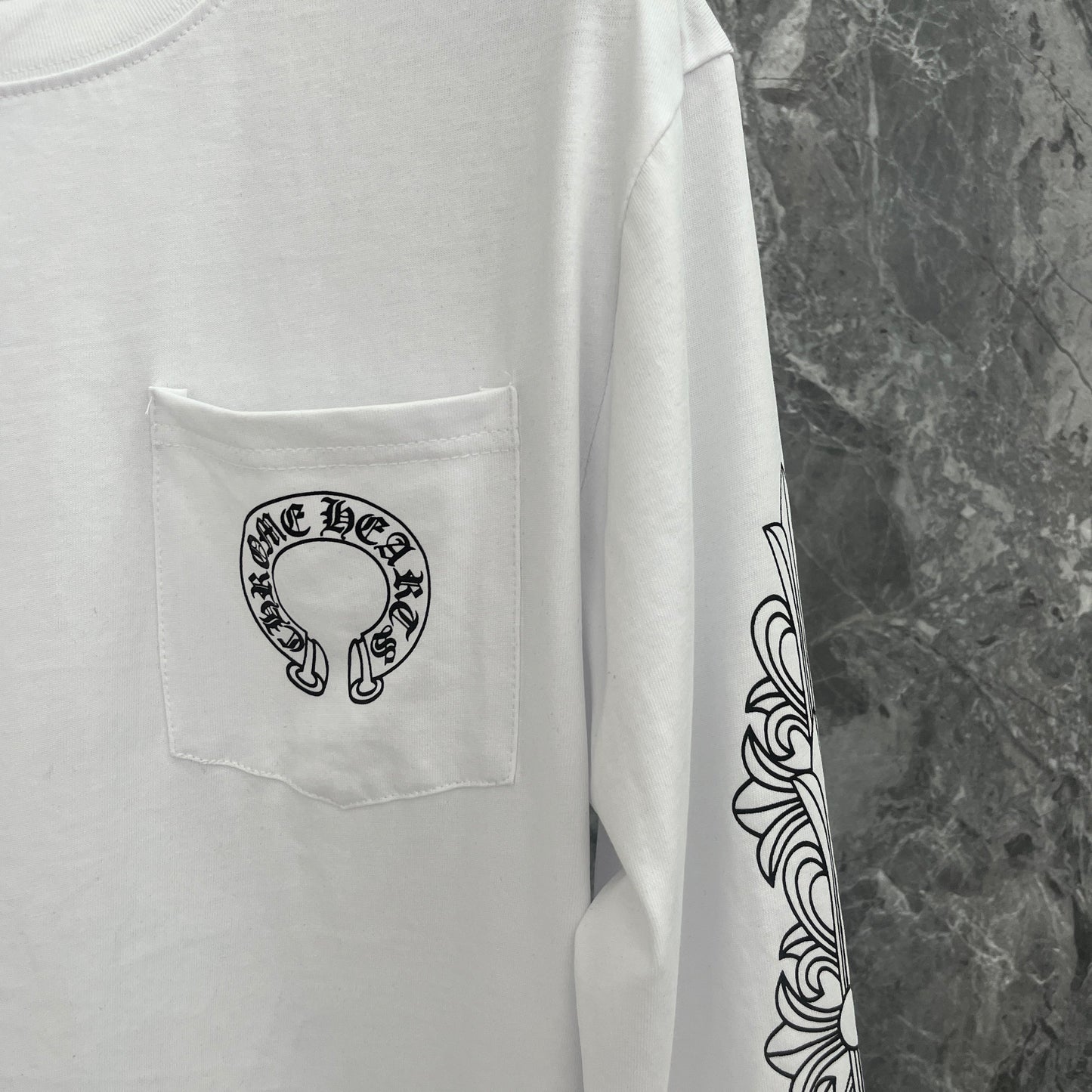 Chrome Hearts Herren Langarm-T-Shirt Sweatshirt K9019