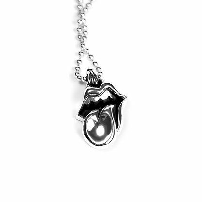 Chrome Hearts PENDENTIF LÈVRES ET LANGUE ROLLING STONES