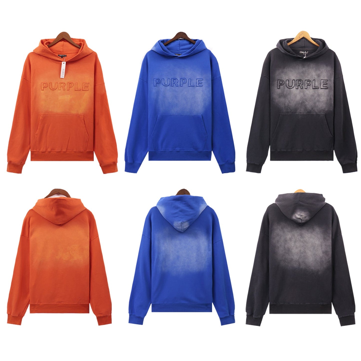 Lila neuer Hoodie 5967