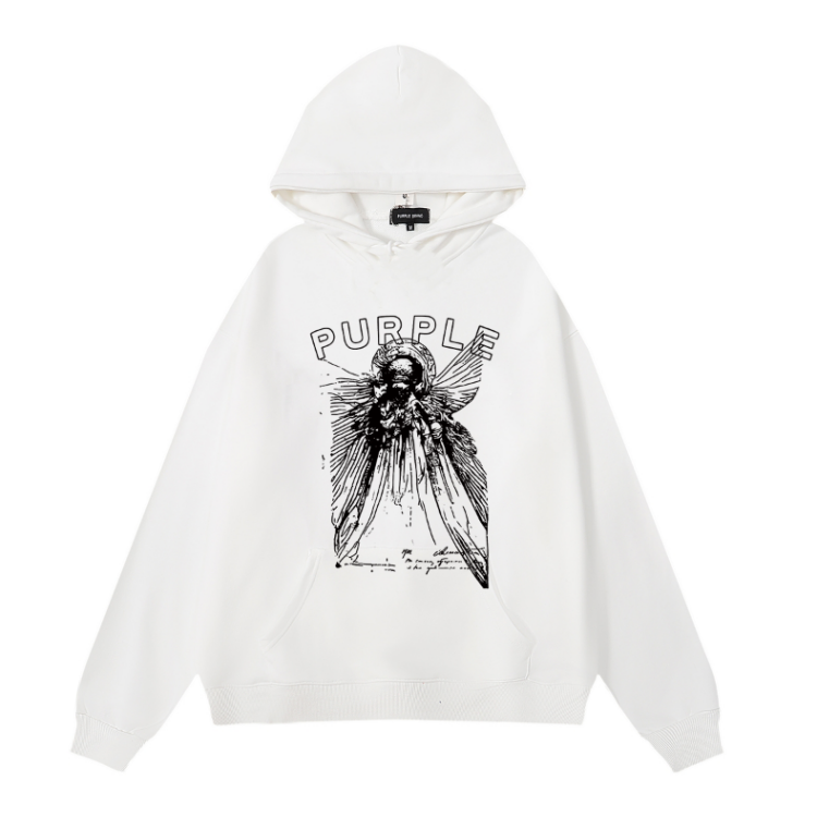 Lila Neuer Kapuzenpullover 990