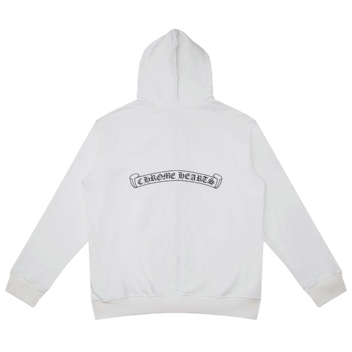 Chrome Hearts Zip-Up Hoodie K5006