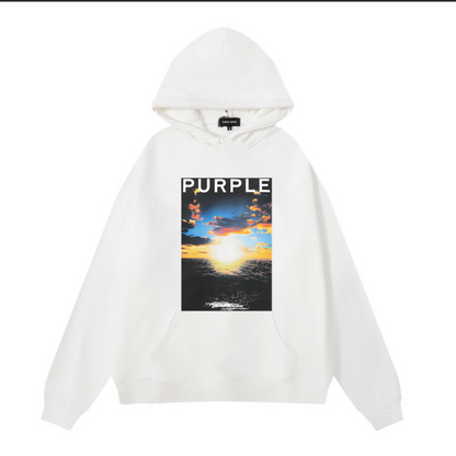 Nouveau sweat à capuche violet 982