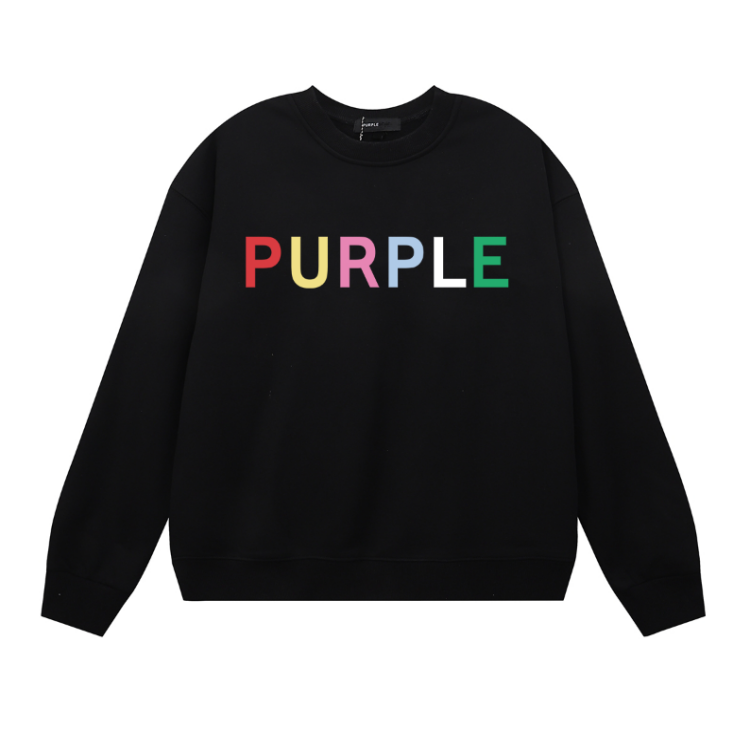 Lila Langarm-T-Shirt Sweatshirt für Herren 1125