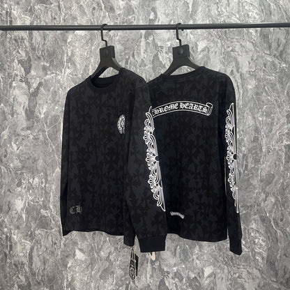 Chrome Hearts Herren Langarm T-Shirt Sweatshirt K9019