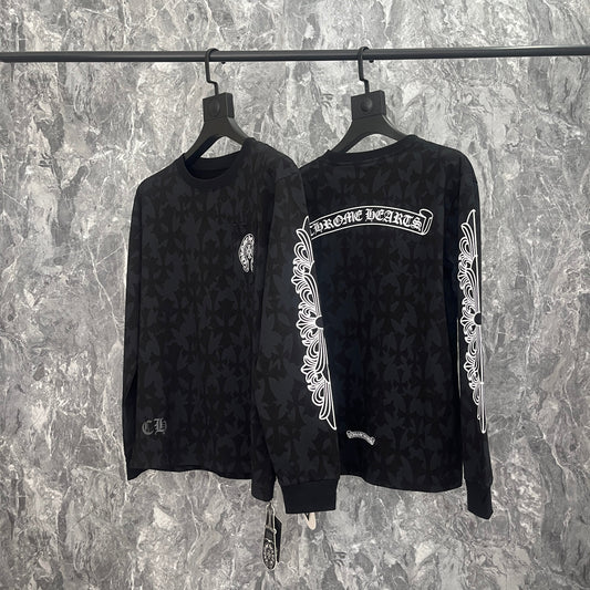 Chrome Hearts Homme T-shirt à manches longues Sweat-shirt K9019
