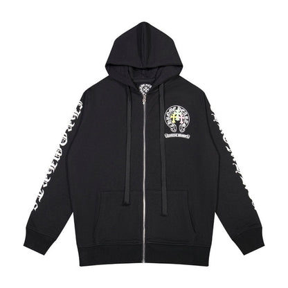Chrome Hearts Kapuzenpullover mit Reißverschluss K5012