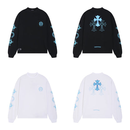Chrome Hearts Herren Langarm-T-Shirt Sweatshirt K8018