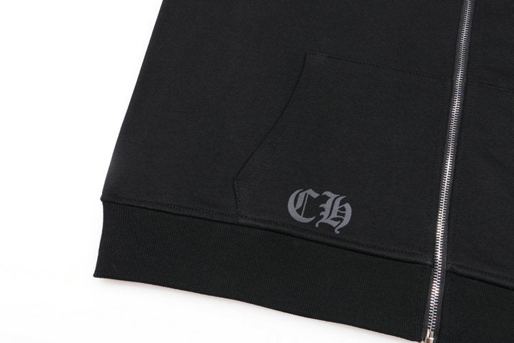 Sweat à capuche zippé Chrome Hearts K5015
