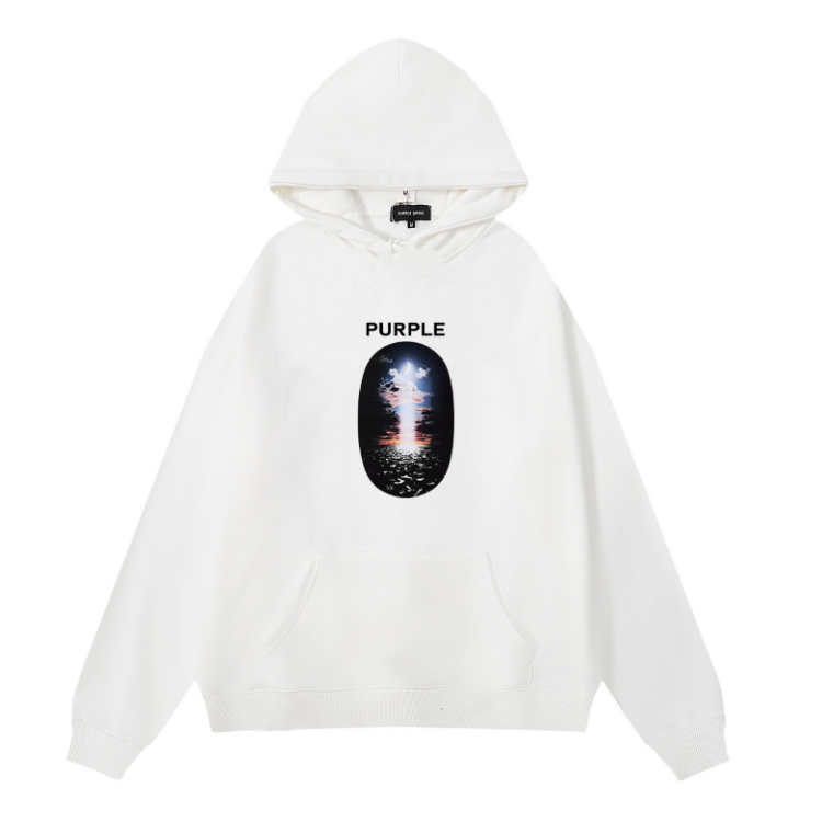 Lila neuer Kapuzenpullover 999