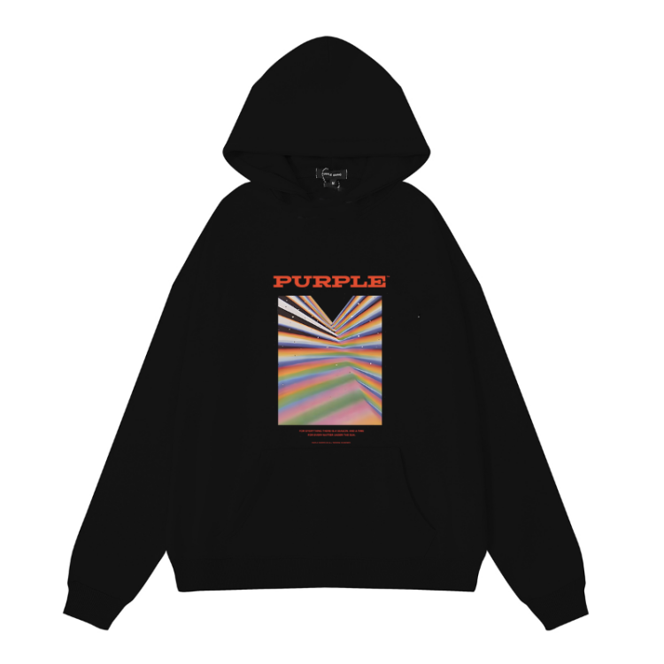 Lila Neuer Kapuzenpullover 987