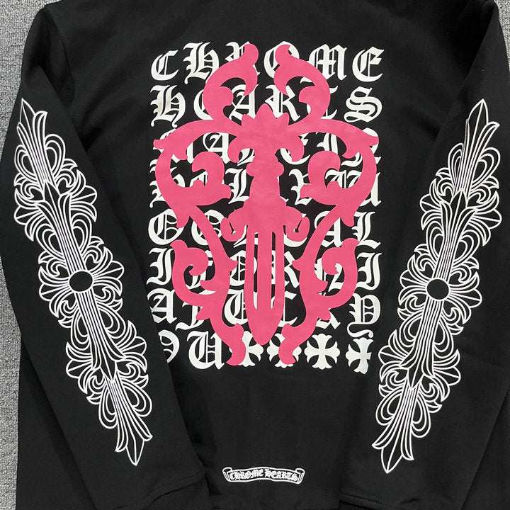 Sweat à capuche zippé Chrome Hearts K5016