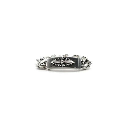 Chrome Hearts Silber Cross Link Cuban Armband