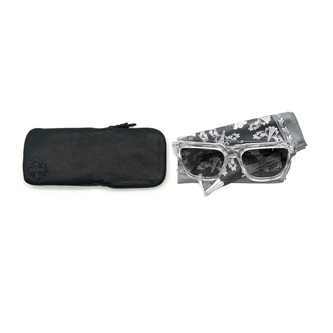 Lunettes de soleil Chrome Hearts MIDIXATHRILL I CRYS Argent