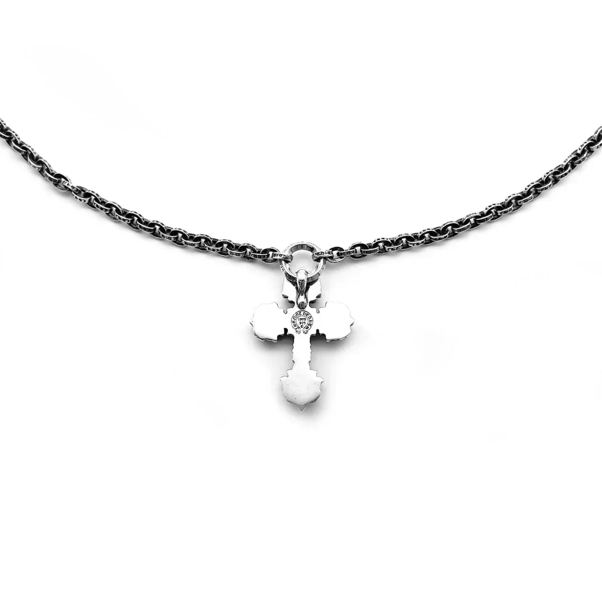 Collier Chrome Hearts Paperchain avec pendentif dague