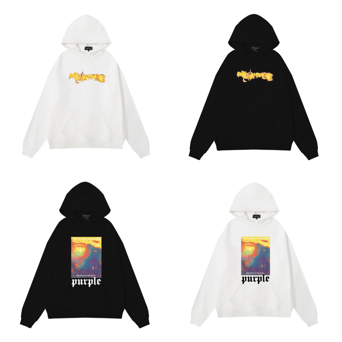 Lila neuer Hoodie 991