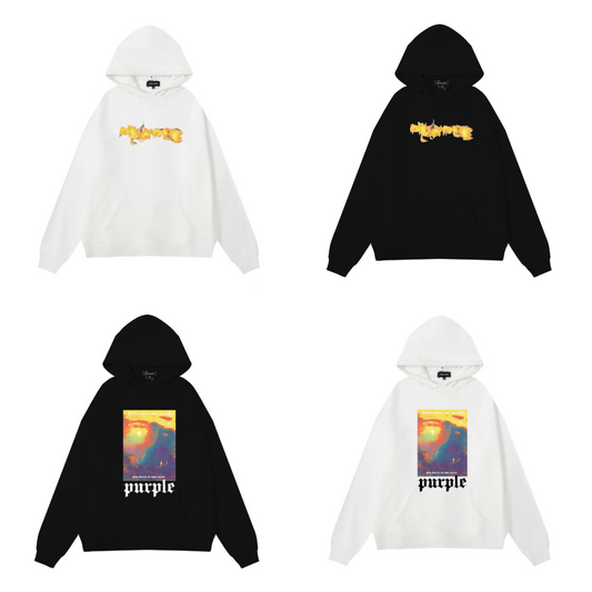 Lila neuer Hoodie 991