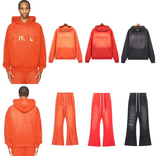 Lila Neuer Hoodie-Anzug 5965